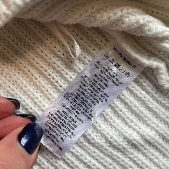 French Connection 100% Cotton Boxy Sweater - Picture 3 of 3